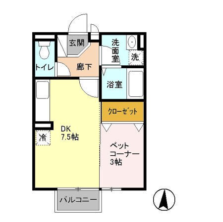 ＡＰ－ＡＫＩの物件間取画像